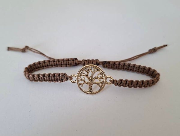 Armband Lebensbaum braun