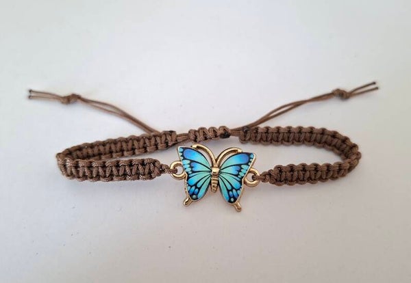 Armband Schmetterling braun
