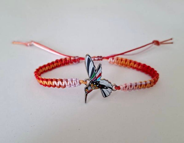 Armband Kolibri bunt