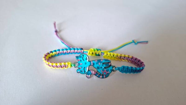 Armband Katze bunt