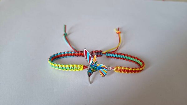 Armband Kolibri bunt