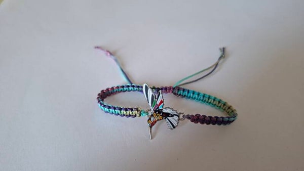Armband Kolibri bunt