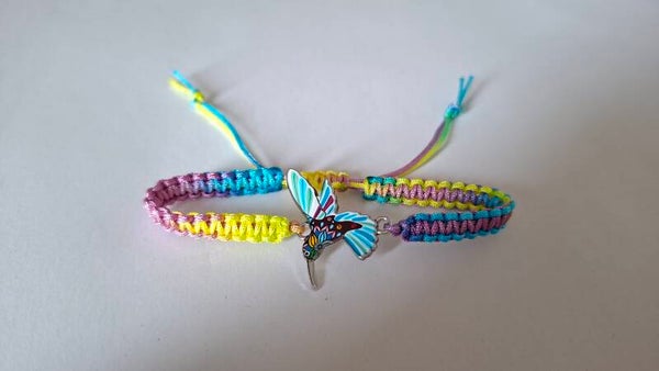 Armband Kolibri bunt