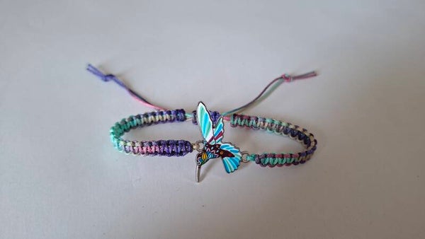 Armband Kolibri bunt