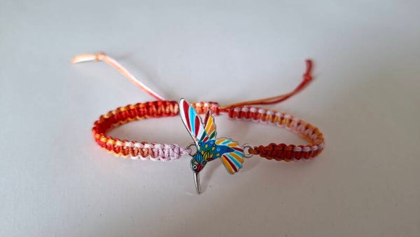 Armband Kolibri bunt