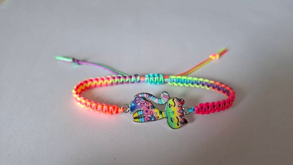 Armband Katze bunt