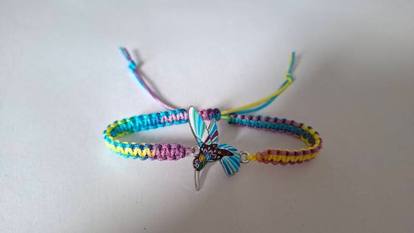 Armband Kolibri bunt