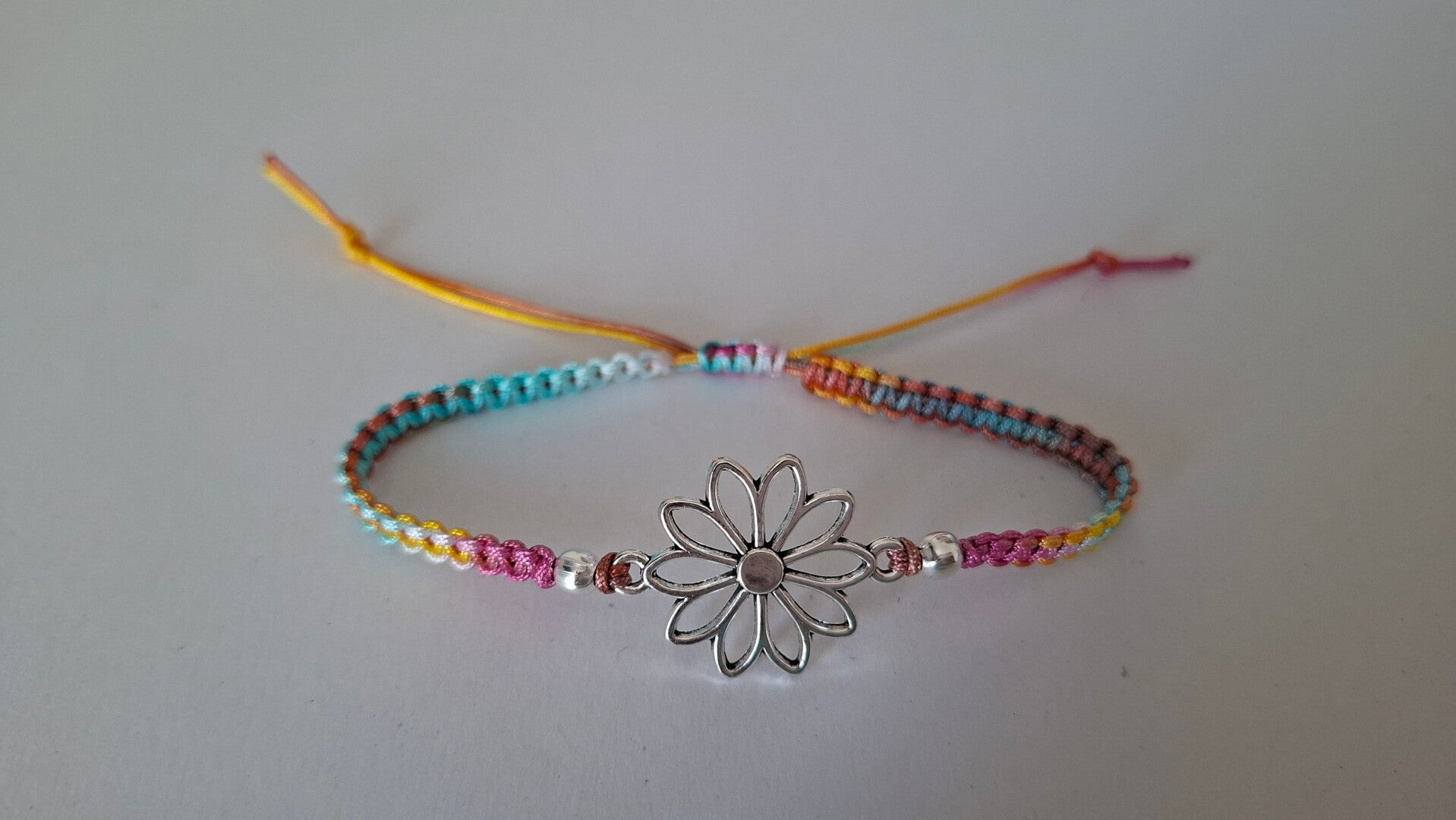Armband Blume bunt