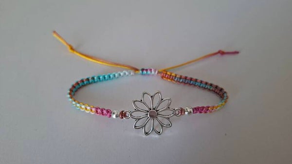 Armband Blume bunt