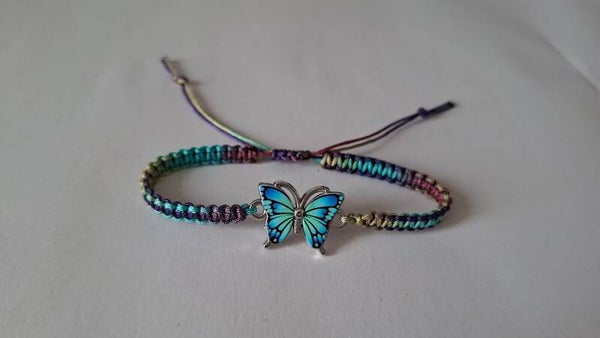 Armband Schmetterling bunt