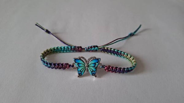Armband Schmetterling bunt