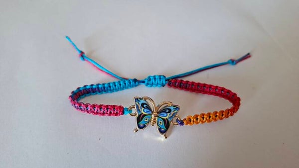 Armband Schmetterling bunt
