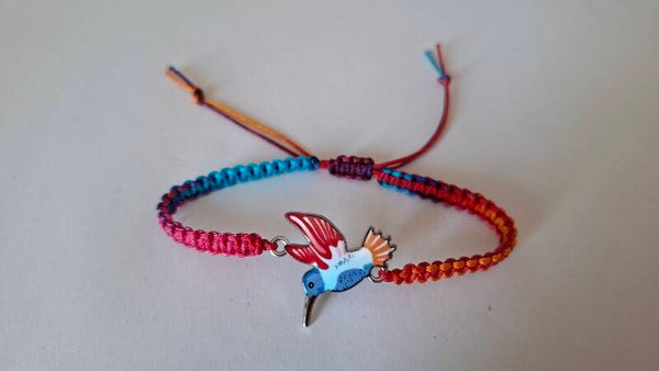 Armband Kolibri bunt