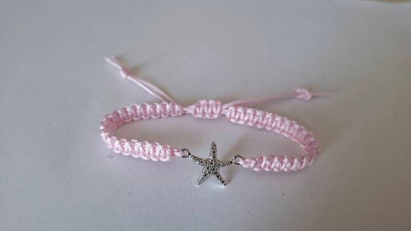 Armband Stern rosa