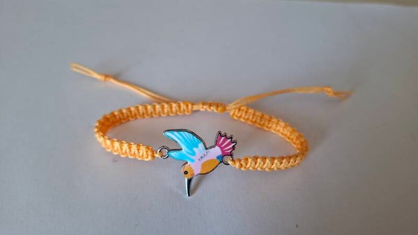 Armband Kolibri orange