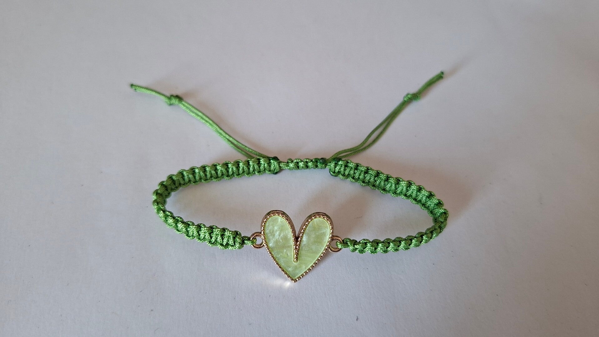 Armband Herz grün