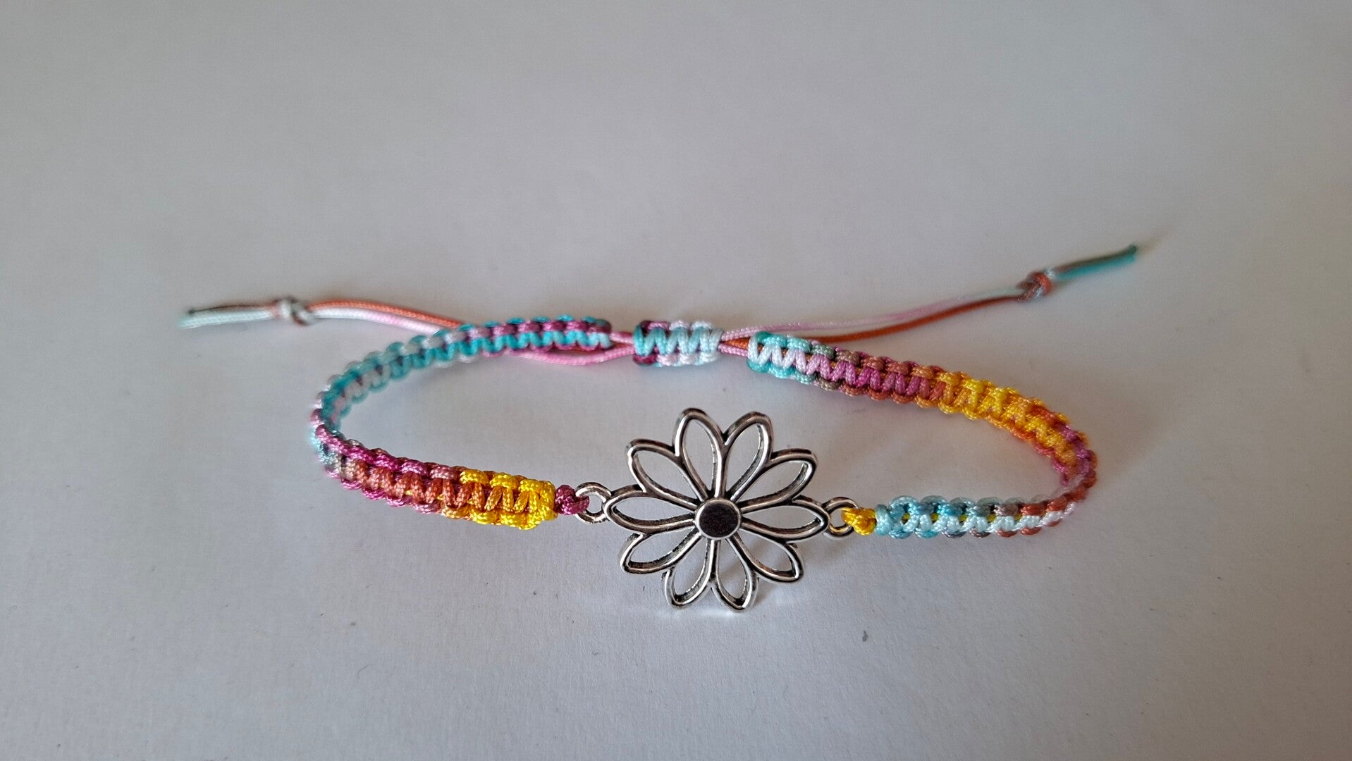 Armband Blume bunt