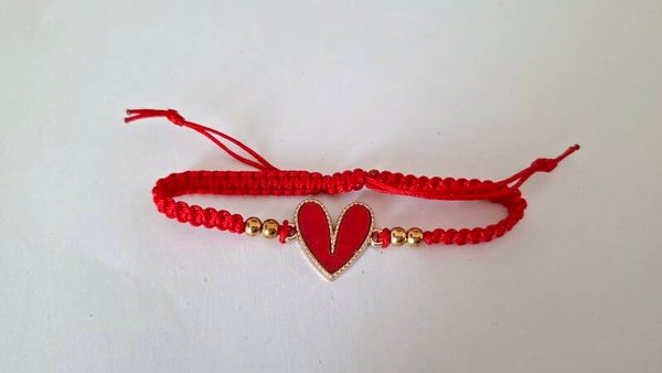 Armband Herz rot