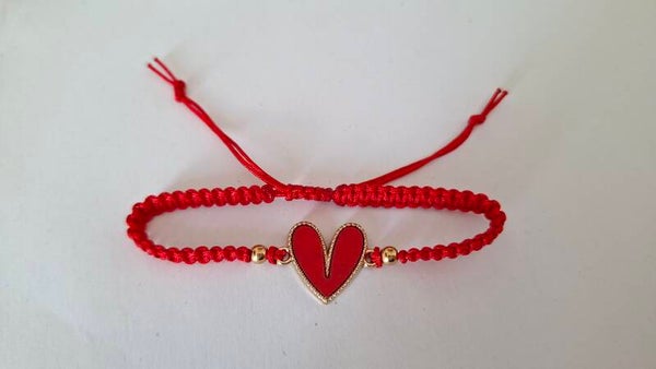 Armband Herz rot