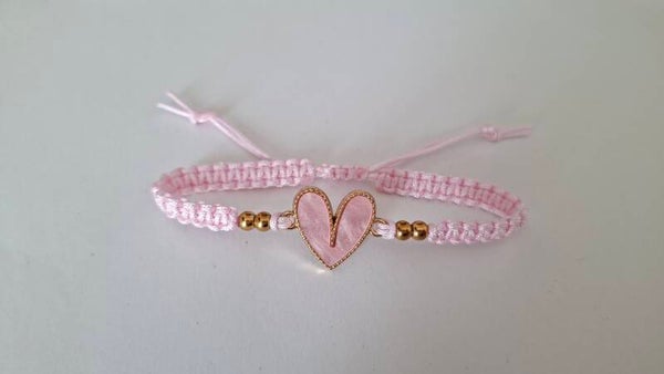 Armband Herz rosa