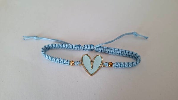 Armband Herz blau