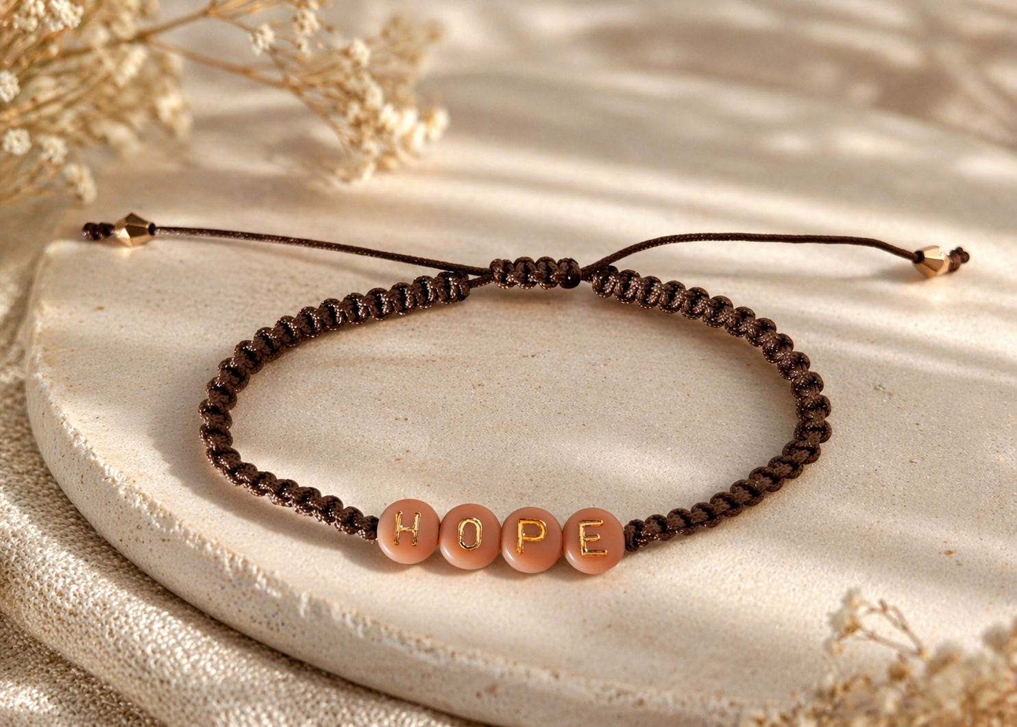 Armband Hope braun
