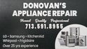 DONOVAN'S APPLIANCE REPAIR