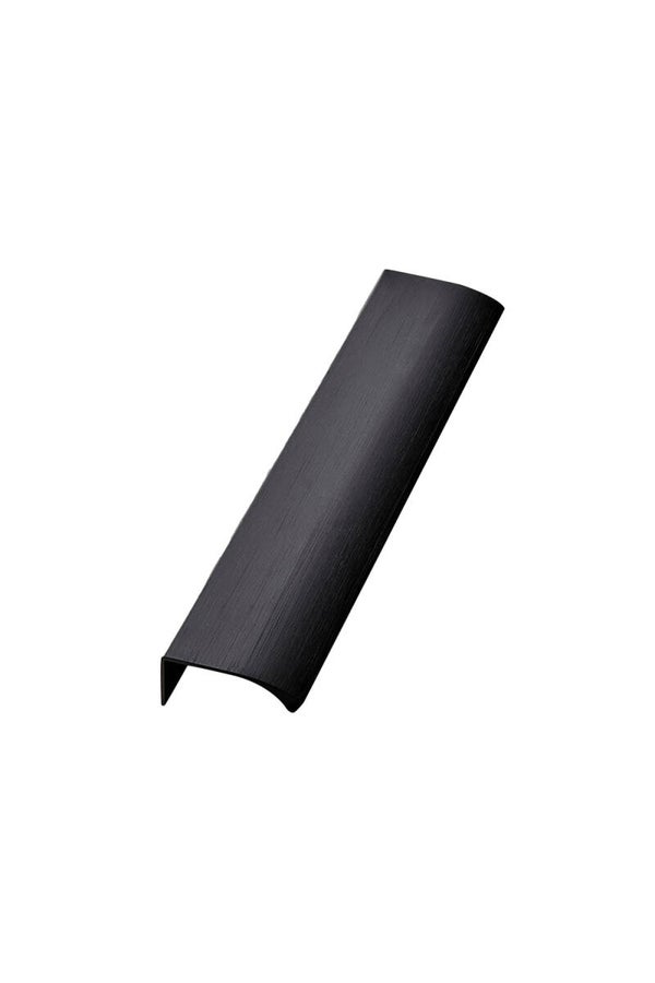 Greep Edge straight Mat zwart Groot