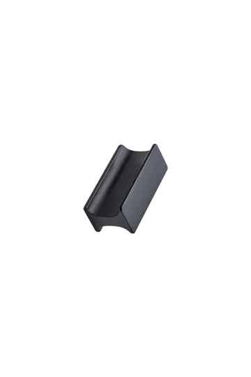 Knop TRACK mat zwart 32 mm