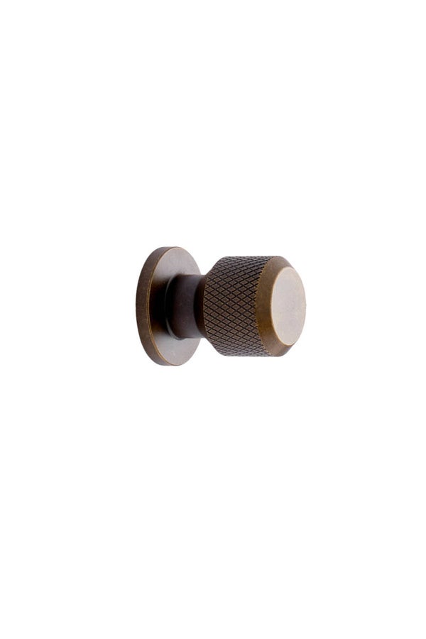 Knop MANOR ROUND antiek brons 30 mm
