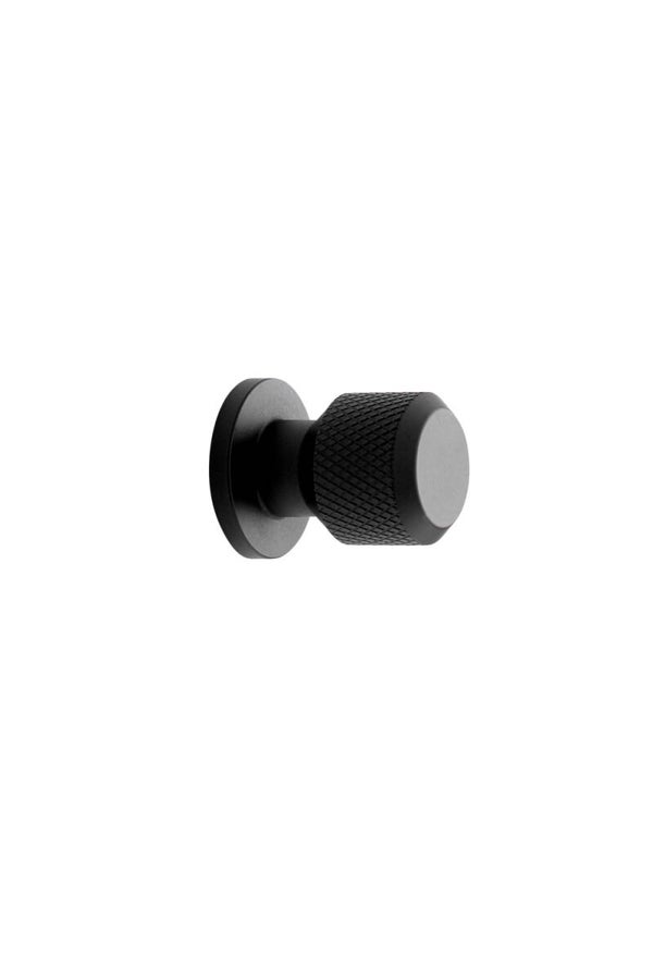 Knop MANOR ROUND mat zwart 30 mm