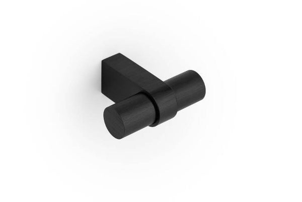 Knop NOBB zwart 52 mm