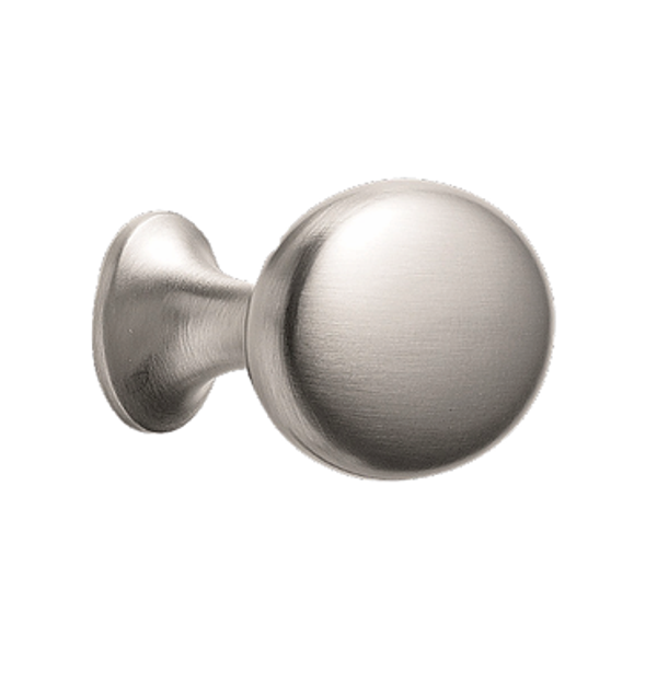 Knop OVAL SIMPLE inox look