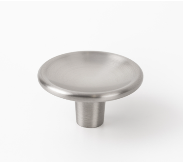 Knop DISC nikkel 50x27 mm