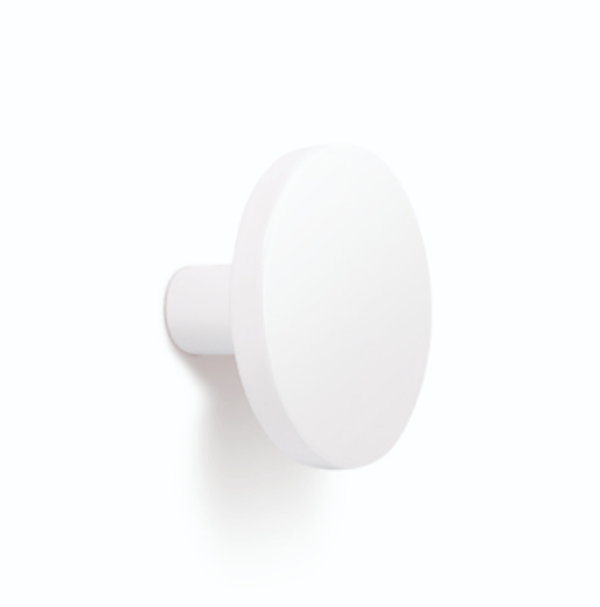 Knop COMO mat wit 26x18 mm