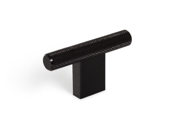 Knop GRAF T-KNOP zwart 60x33 mm