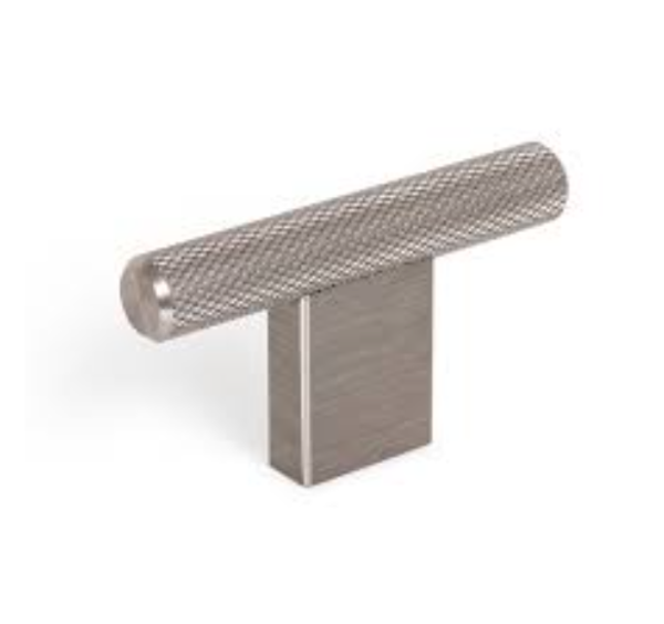 Knop GRAF T-KNOP Inox look 60x33 mm