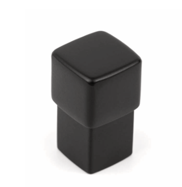 Knop BOXX  mat zwart