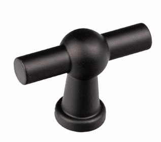 Knop PETRA zwart 46 mm