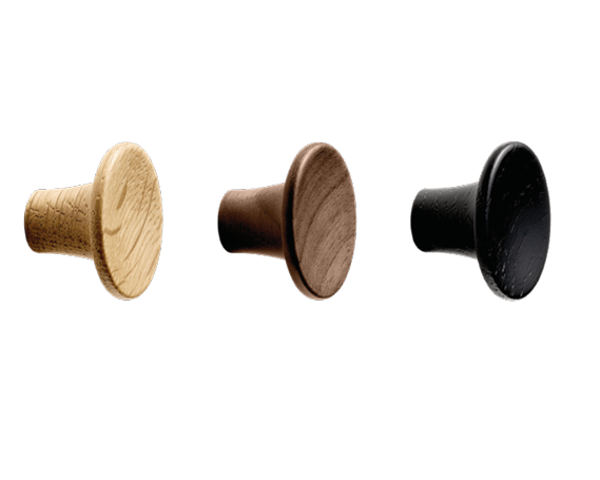 Houten knop TUBA in 3 kleuren