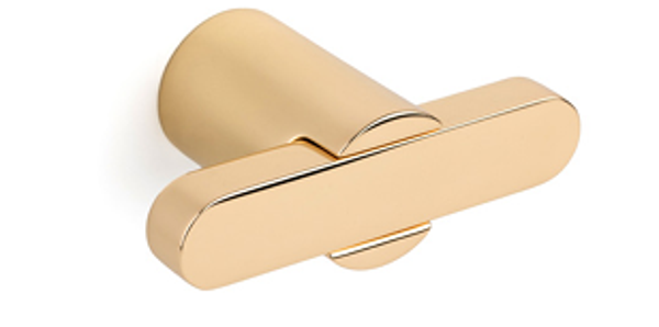 Knop FUSION GLANS messing