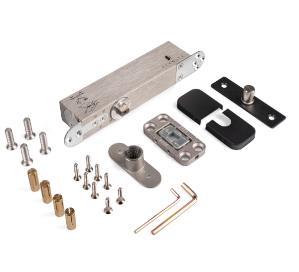 REVOLTA PIVOT SLIM -deur tot 100kg ZWART-METAAL