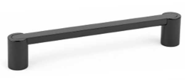 Greep FUSION GLANS titanium zwart