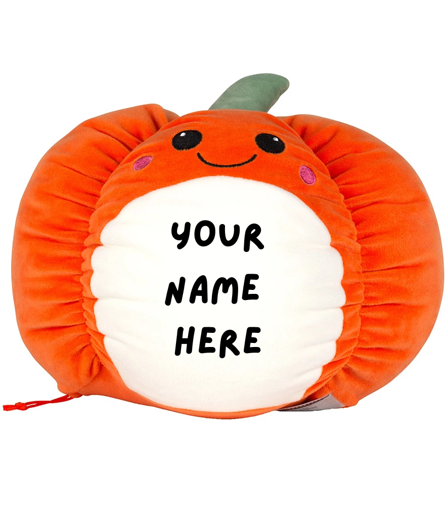 personalised pumpkin squidgy bear