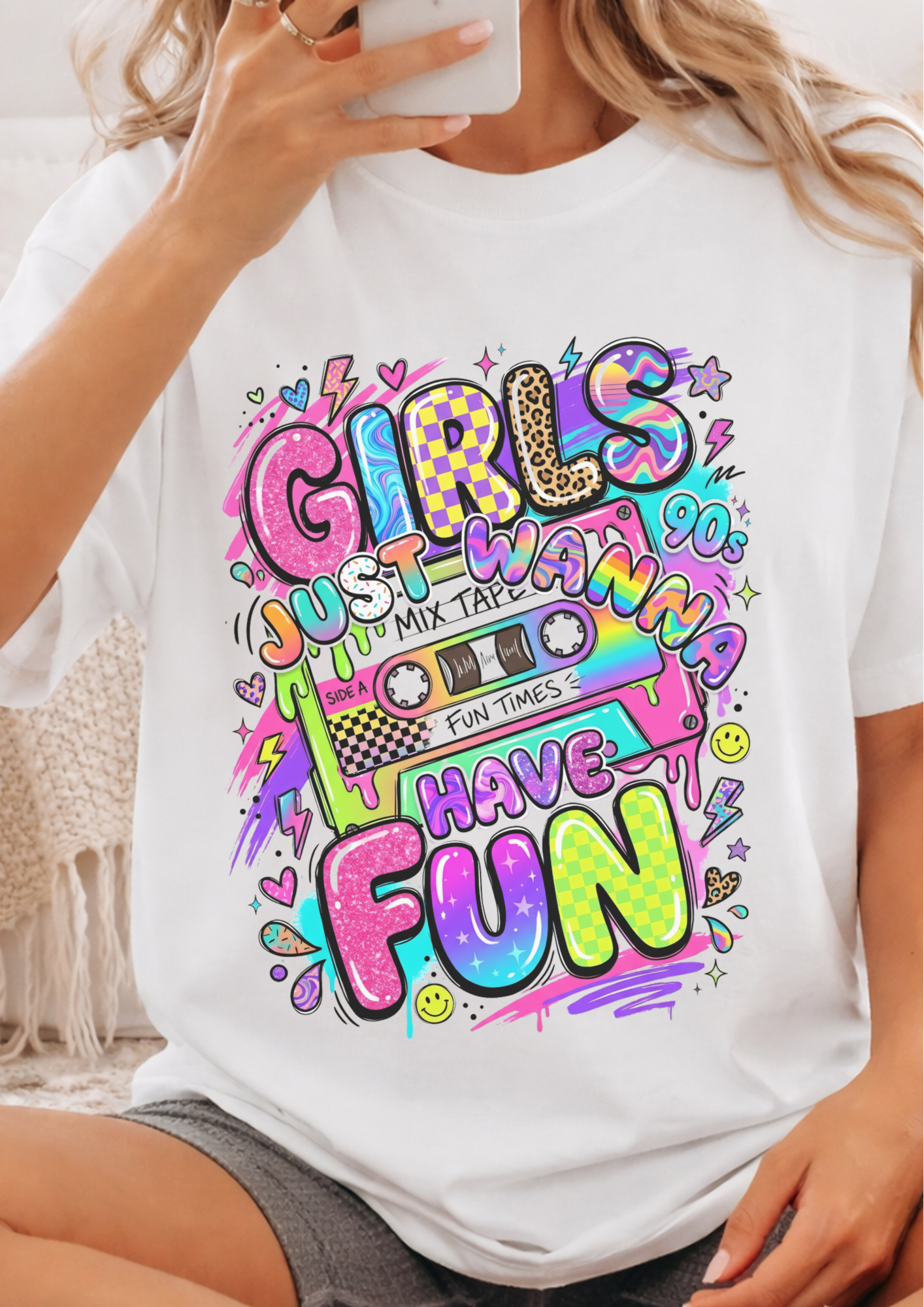 Girls Just Wanna Have Fun 90s T-Shirt