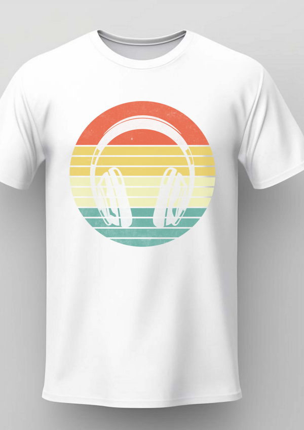 Retro 70s 80s Style Music Graphic Tee