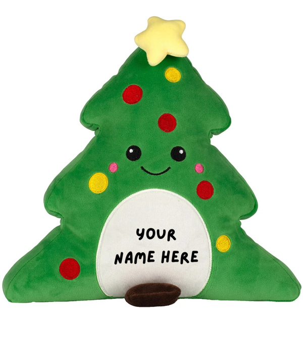 personalised Christmas tree squidgy bear