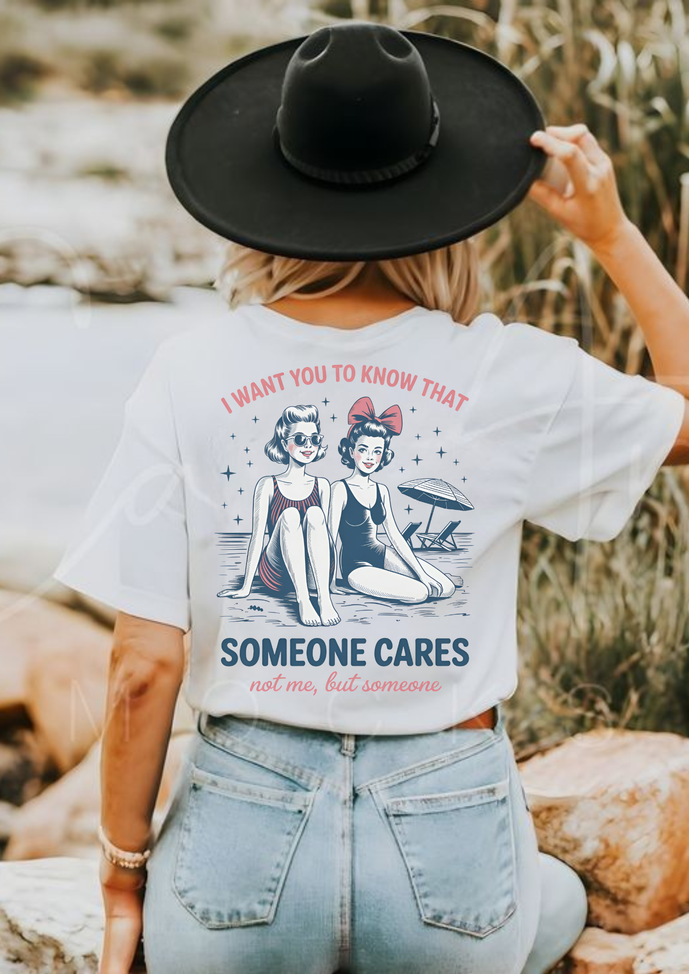 I Want You to Know That Someone Cares Not Me But Someone Funny Retro Graphic T-Shirt