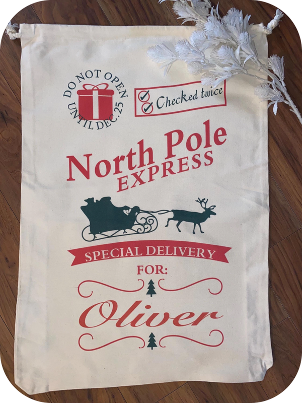 Personalised Christmas sacks