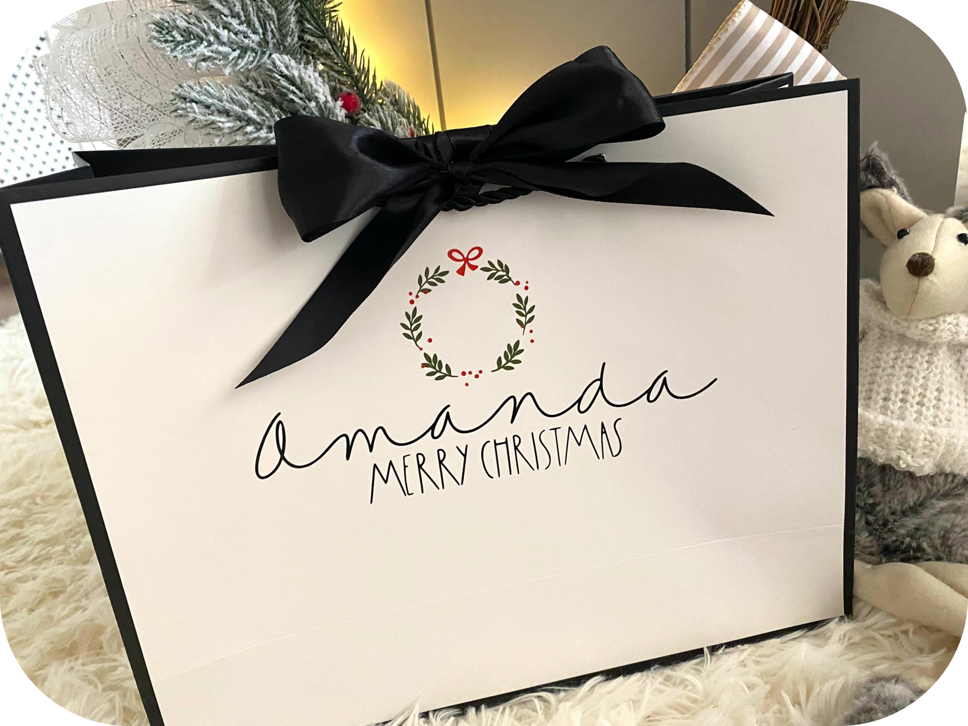 Personalised Christmas Gift Bag